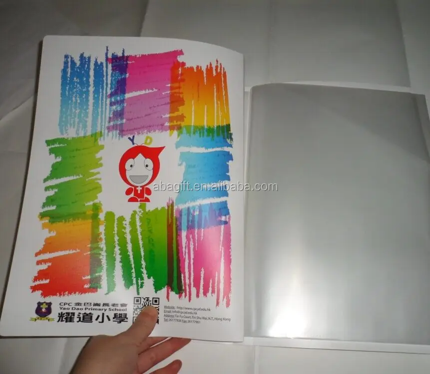 Clear Vinyl A4 file folder