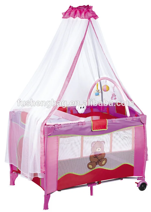 
 en716 astmf406 сертифицированных складной детская кроватка  