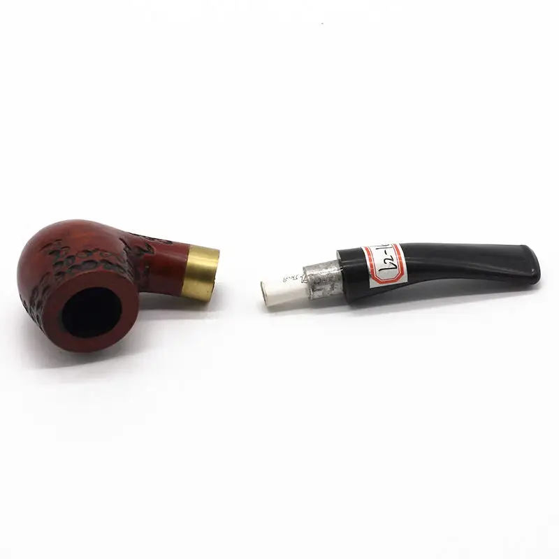 Высокое качество индивидуальный логотип waxberry деревянная курительная pipes-LZ16