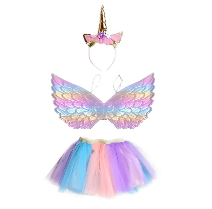 
party girl unicorn tutu costume kids wings unicorn tutu costume 