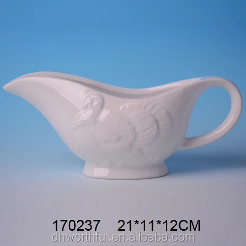 Персонализированная белая керамическая соусница турецкого дизайна