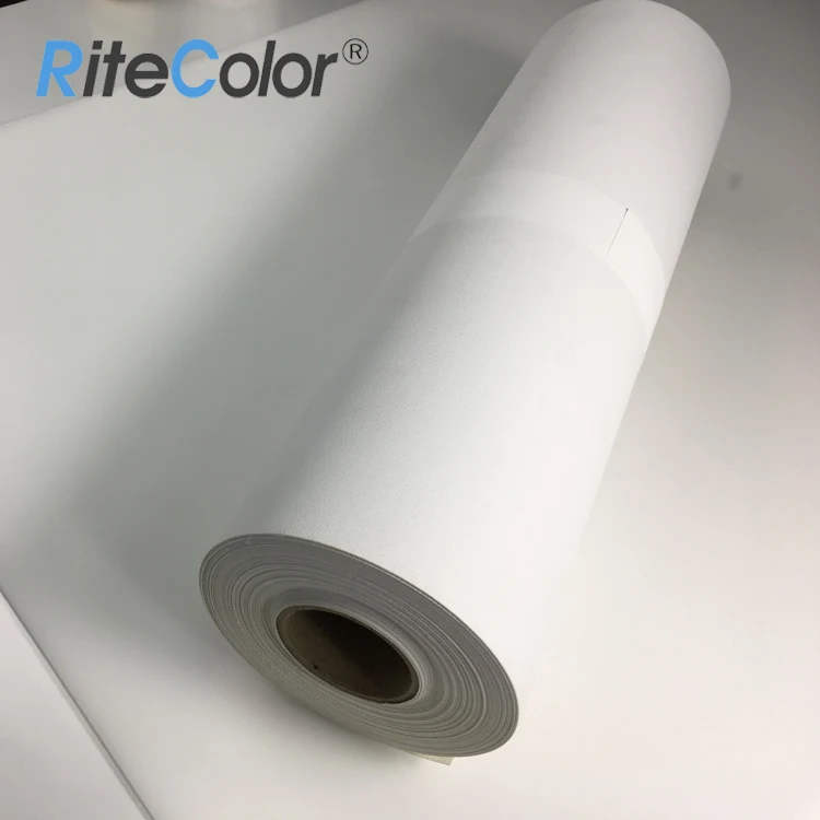 320gsm Pigmented Digital Printing Poly Cotton Canvas Roll for Canon iPF8000S / IPF8400S, Matte Printing Canvas