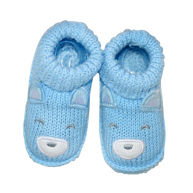 Handmade Knitted Baby Booties Crochet Acrylic Baby Shoes