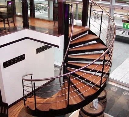 Standard spiral Stainless Steel Stair /Dog legged design stair