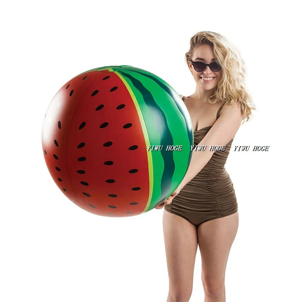 Factory cheap price inflatable children toys watermelon pvc fruit beach ball for sale