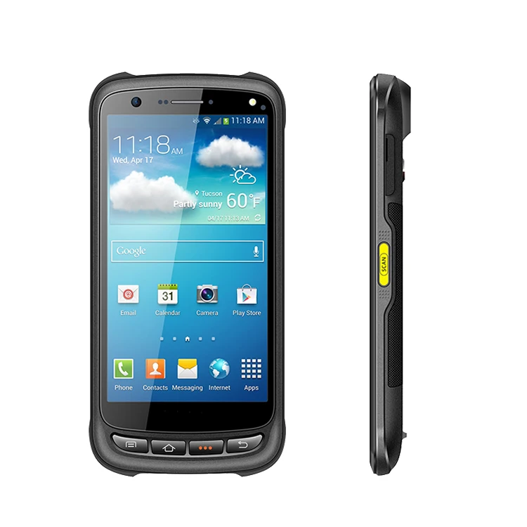 Rugged Handheld Cheap RFID Reader with NFC / Wireless BT / Wifi / Camera/GPS