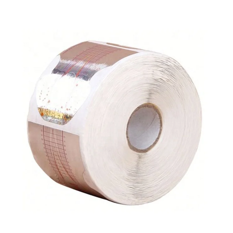 Factory Sale New Design Good Quality OEM Reusable Private Label 500pcs/roll Oval Shape Aluminum Nail Form