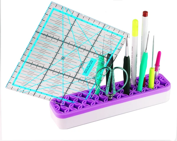 Hot sales OH Sew Organized Stash n Store sewing  notions storage stand holder  Silicone Makeup Brush Holder Cosmetic Organizer