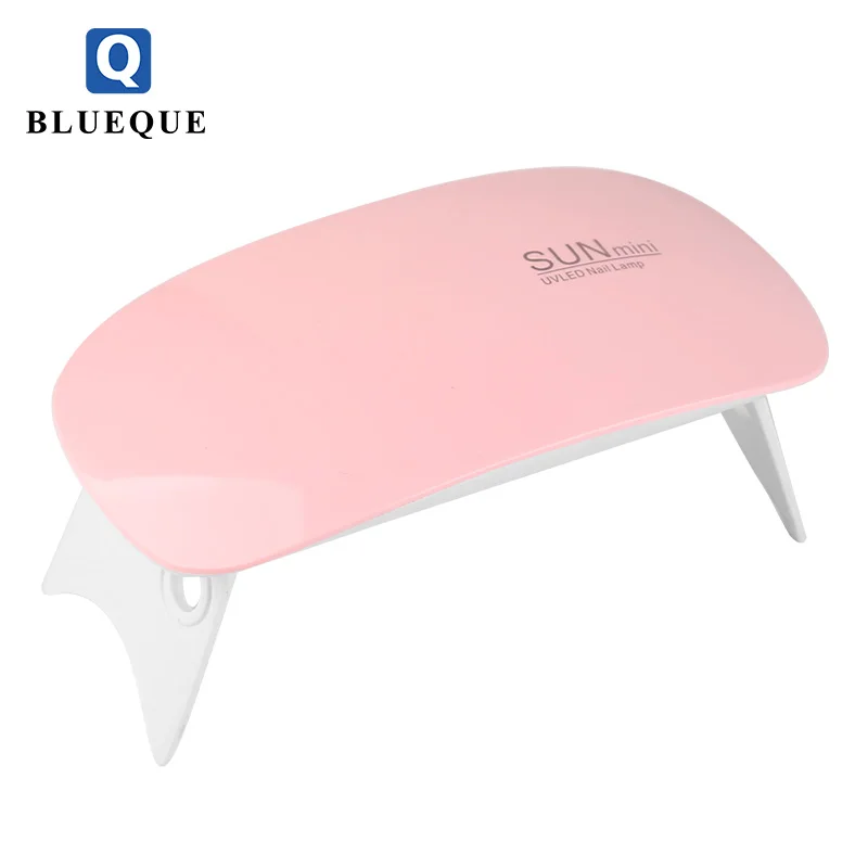 6 Вт белый маникюрная Сушилка для ногтей УФ светодиодная лампа Портативный Micro USB кабель домашнего использования лак УФ-гель сушилка 3 светодиода лечения инструменты