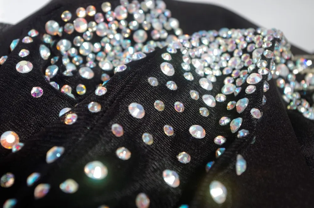 Long mermaid backless fformal party wear beaded black evening dresses elegant