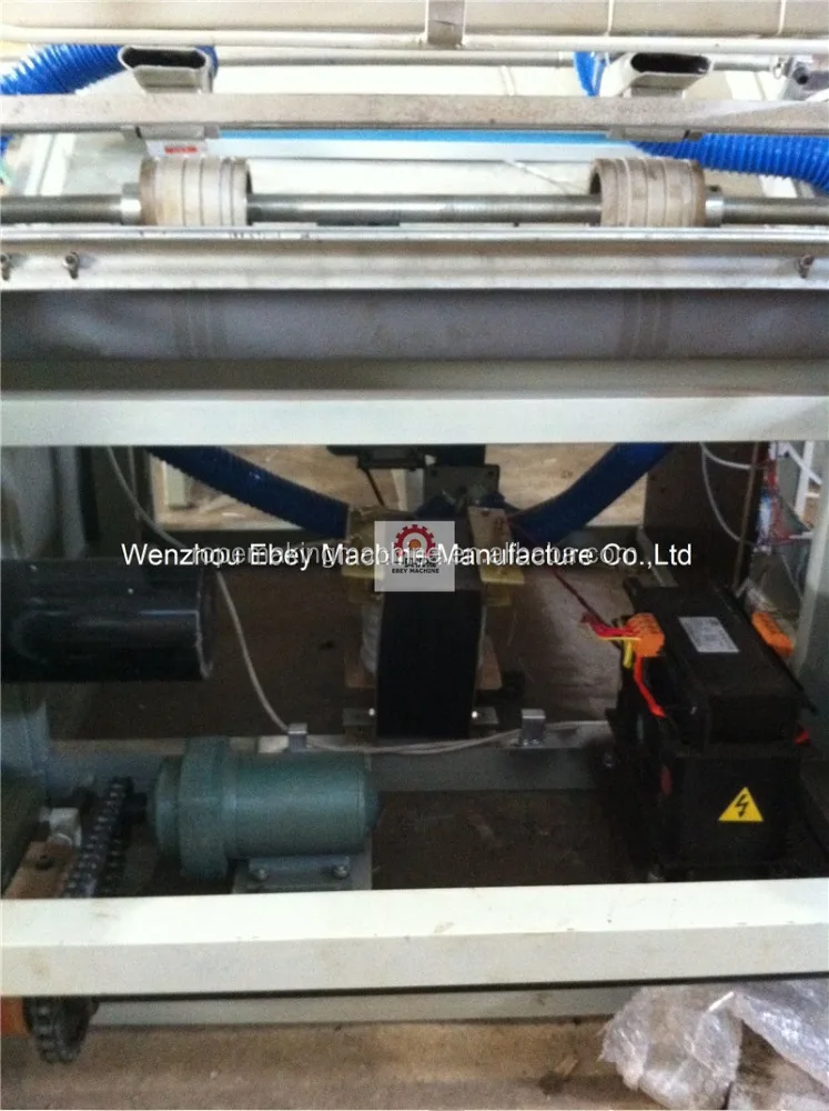 automatic pp woven sack bag cutting machine