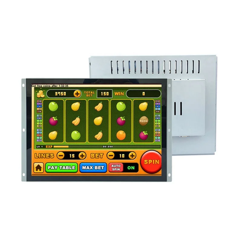 Touch Screen Open Frame IGT Game Monitor 21.5 Inch LCD Monitor Computer Display With 3M Card