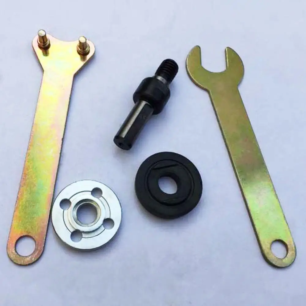 5pc 10mm Electric Drill conversion angle grinder connecting rod for cutting Disc polishing Wheel Metals Handle holder adapter