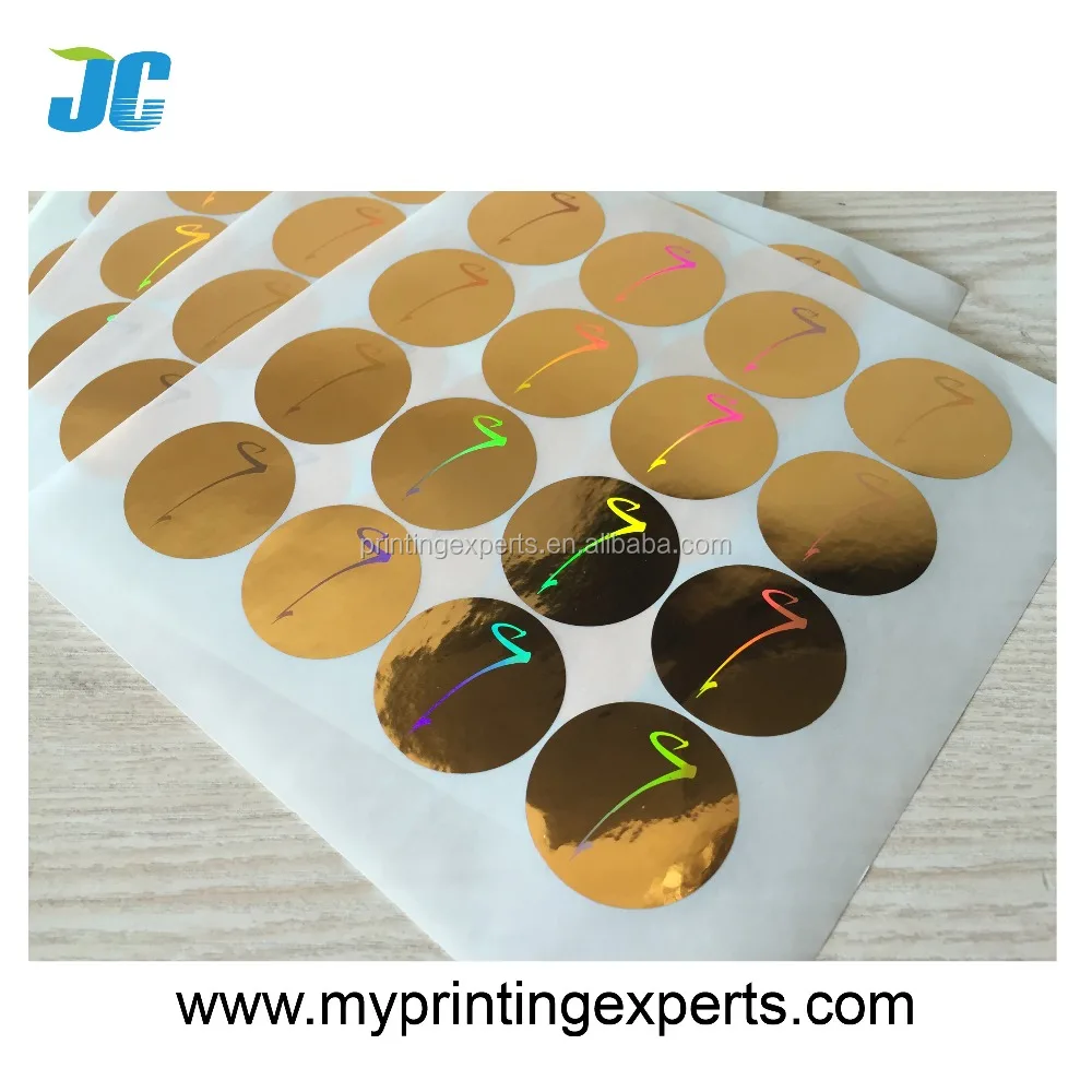 Manufactory OEM laser cheap custom hologram sticker with logo printing