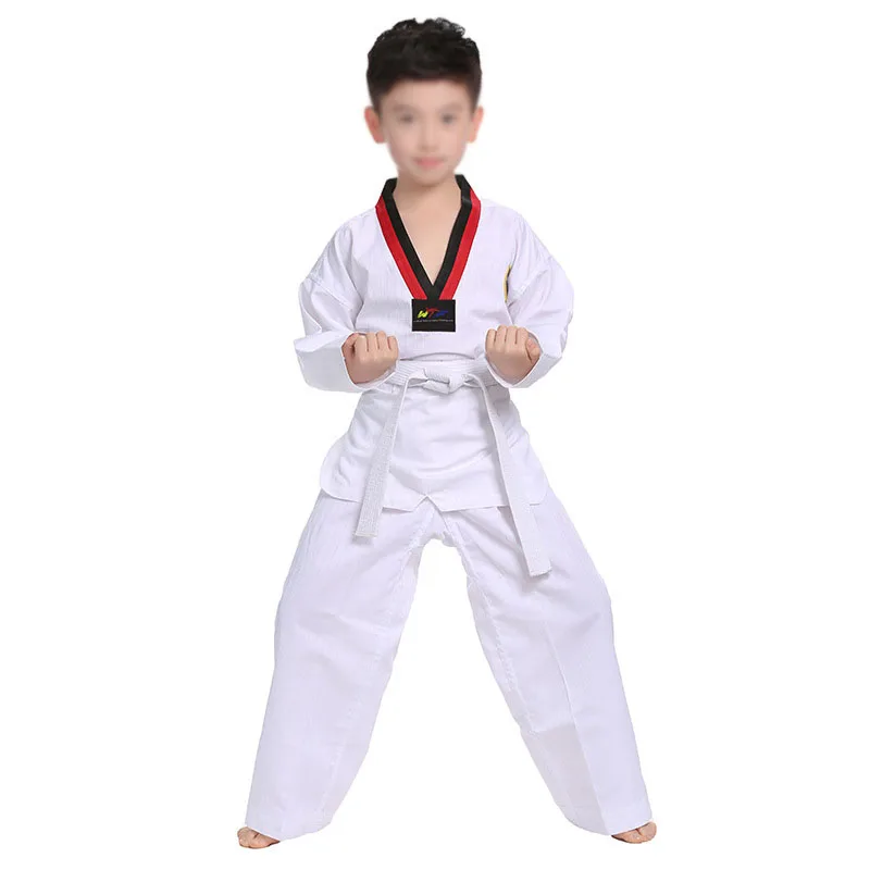 Custom Logo Adult Child Martial Arts Suit Taekwondo Uniform