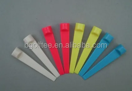 
Plastic Wedge Golf Tees 