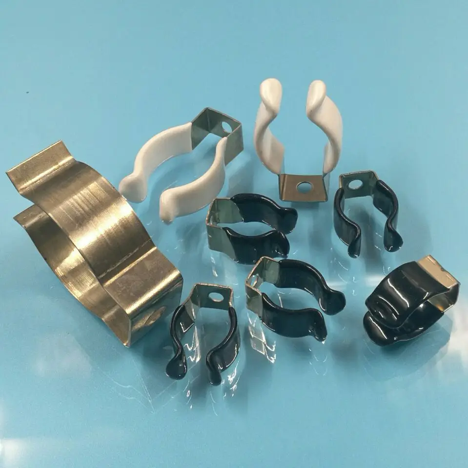 Spring Steel Tent Tube Lock Spring V Shaped Snap Push Button Spring Clip