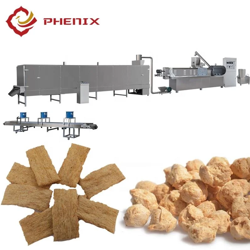 Soya Bean Protein Nuggets Food Process Machine from Phenix Machinery