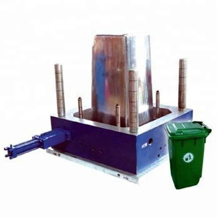 High quality custom mold plastic waste container mould Trash can mold