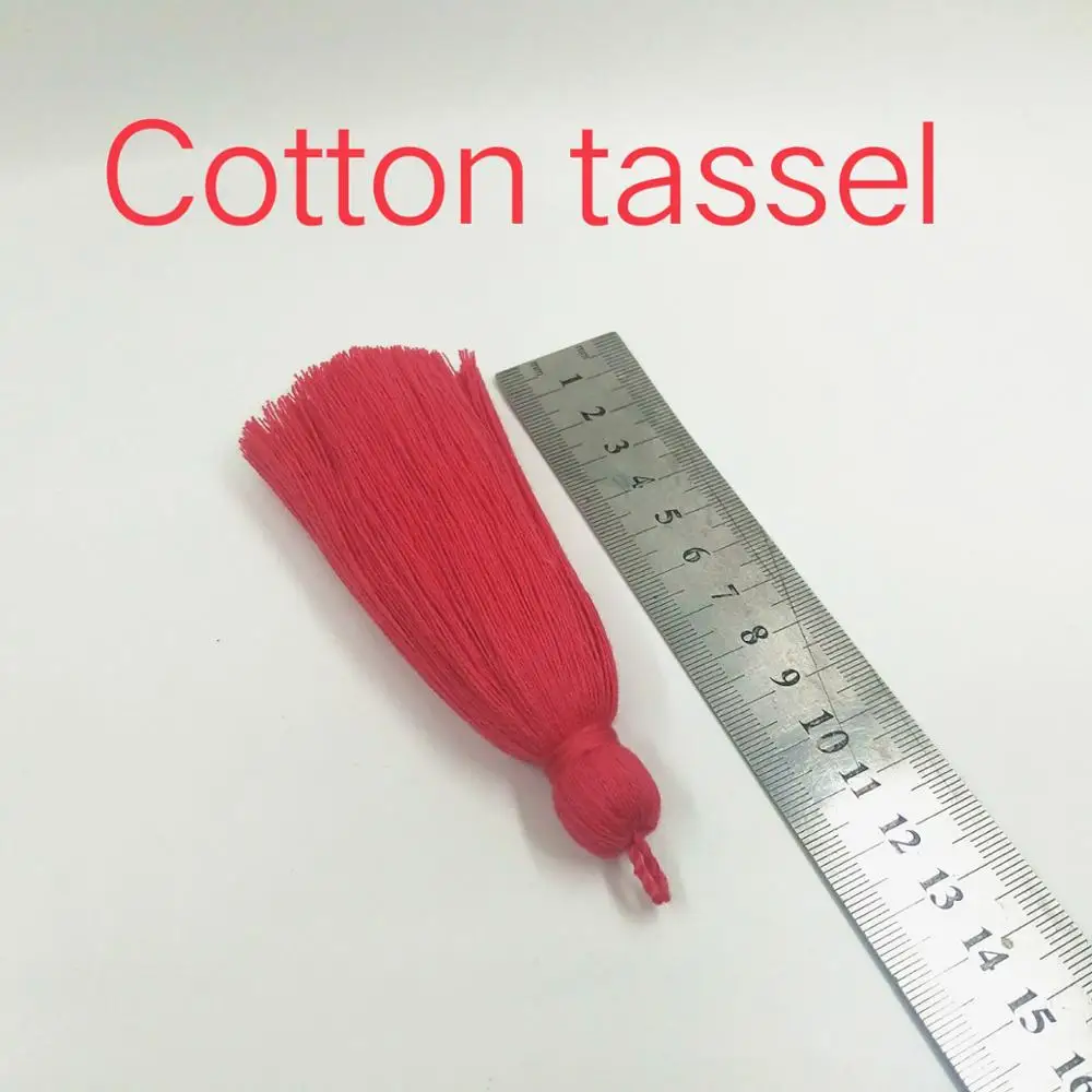 wholesale beautiful Decorative tassel with hook for zipper