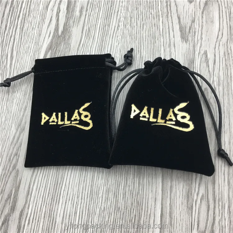 
Custom Jewlery Perfume Pouch Velvet Drawstring Bag With Logo 