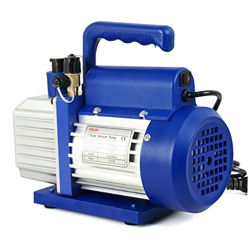 HVAC Refrigerant Vacuum Pump Rotary Vane air Vacuum Pump Single Stage 3CFM electric vacuum pump