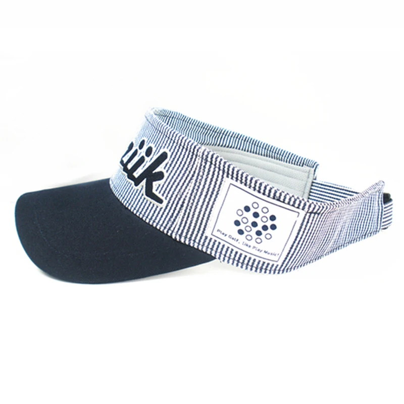 Custom Funny Sun Running Visor Cap Open Hat