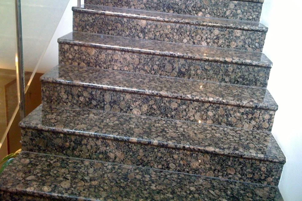 
Buy wholesale flamed polished cheap natural red grey black labradorite granite stone tile steps stairs 