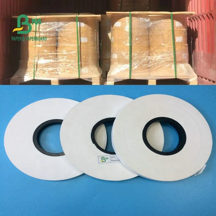 60GSM 15MM White Color Kraft Paper Foodgrade For Paper Straws
