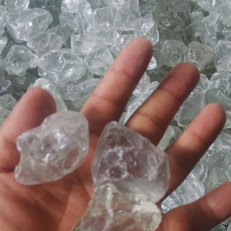 Original factory quality slag tumbled glass blocks rocks