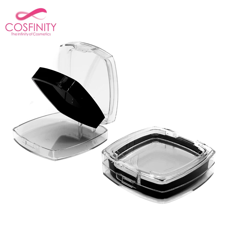 CP03-2488 Private label empty plastic blusher palette eye shadow container custom eyeshadow packaging