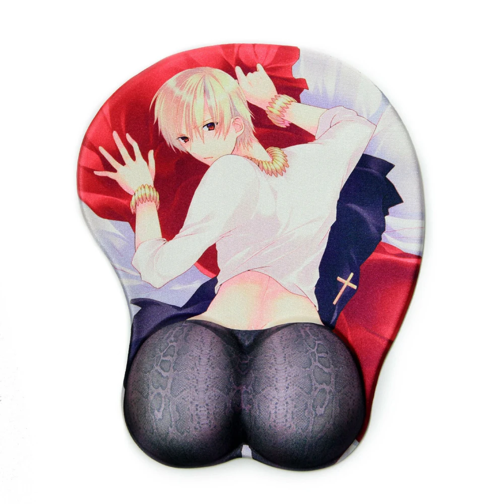 anime boob mouse pad, custom 3d mouse pad for adults