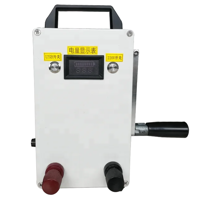 
hand crank dynamo lighter 