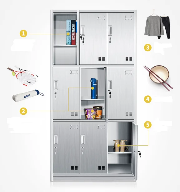 Из нержавеющей стали 304, Индивидуальный шкаф/контейнер/шкафчик для еды, ткани, файлов, хранения инструментов