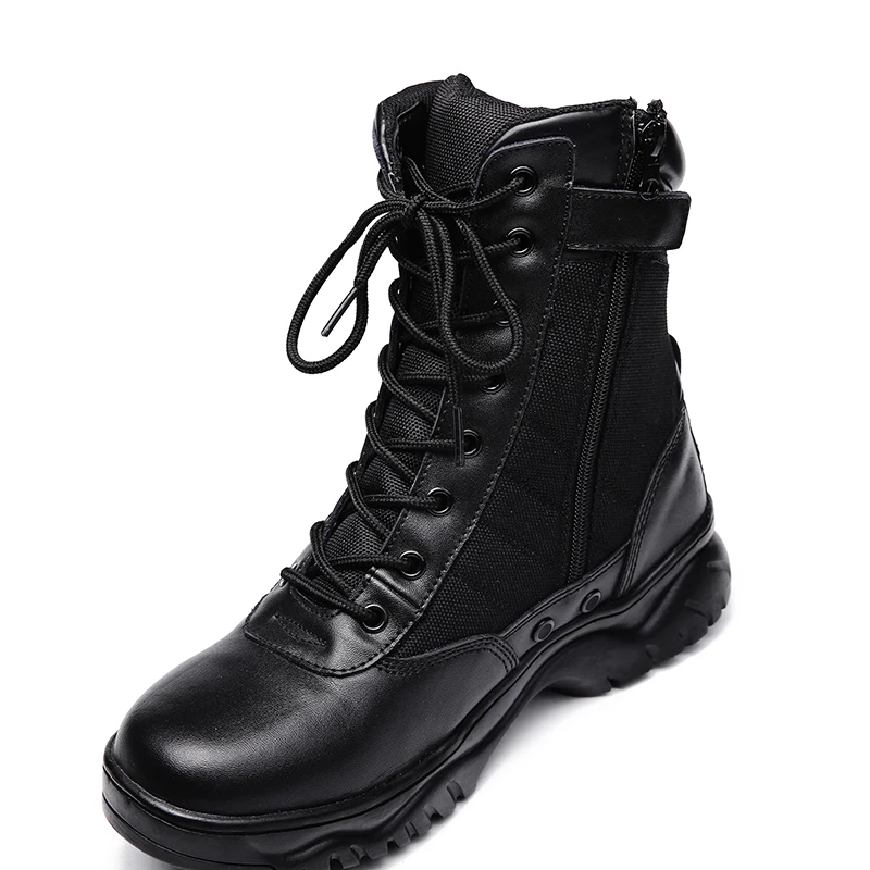 waterproof army combat shoes police tactical military boots