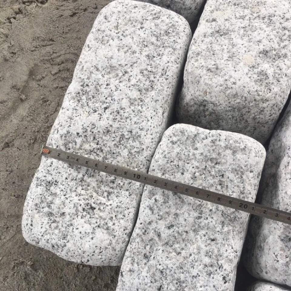 Driveway Block Paver Cobblestone Setts Tumbled Granite