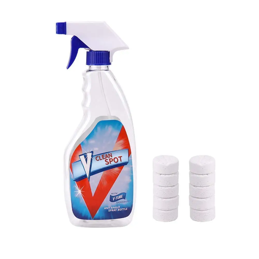 
 Набор многофункциональных шипучих спреев с 1 бутылкой-распылителем для автомобиля, кухни, туалета, комнаты  