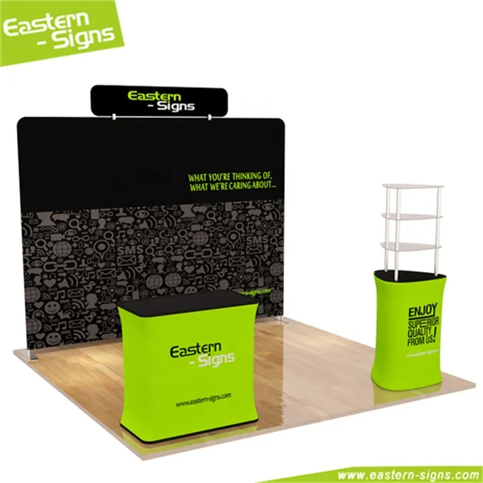 10ft Fabric Wall Aluminum Exhibition Booth Material China Exhibition Booth Design Exhibition Booth