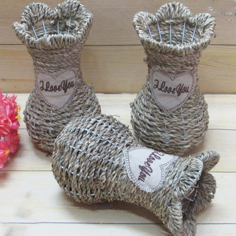 
APHACATOP Popular cheap price rattan flower basket for home decoration 