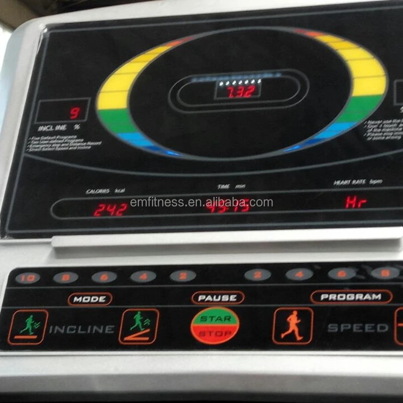 EM8600 China gym equipment factory new 2017 fitness treadmill and motorized treadmill machine