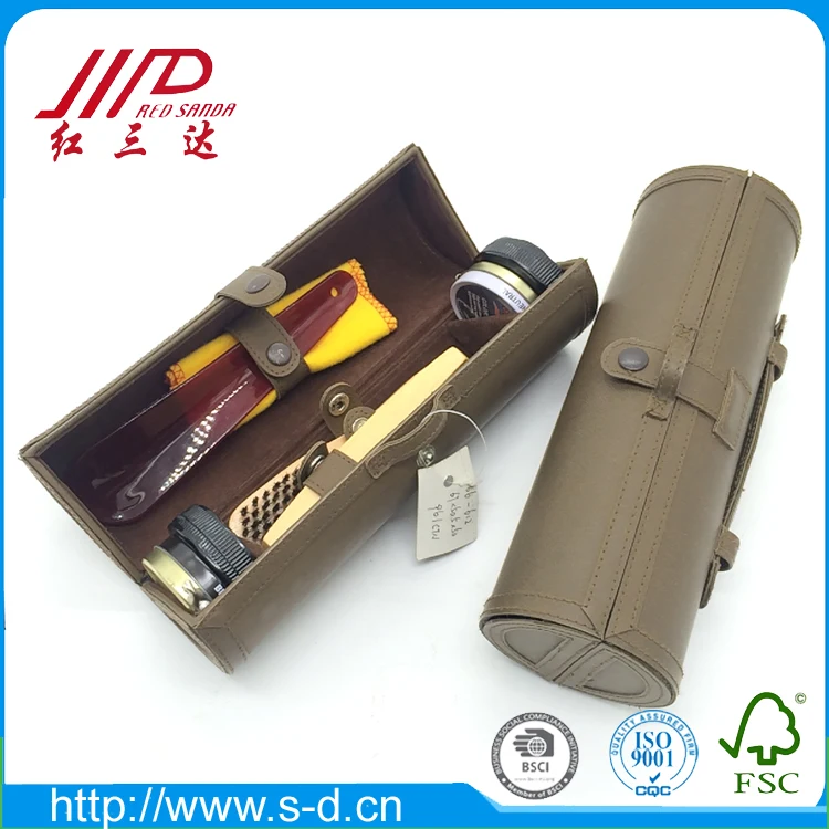 deluxe shoe care product shoe polish set multifunctional men shoe shine kit