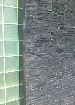 
Black slate Ledgestone Panel veneer Walling stein cheap price CZ-N18 
