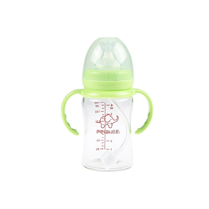 Wholesale Eco-Friendly Nursing Newborn Sipper Nipple Milk Silicone Feeding Baby Bottle