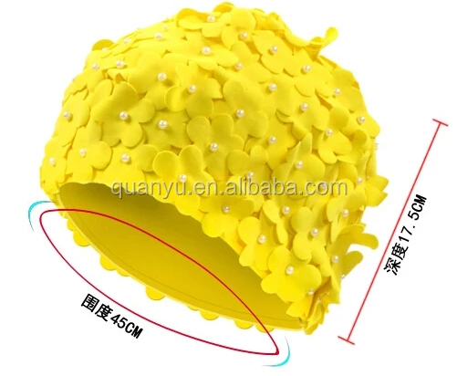 Модные Удобные шапочки для плавания в стиле ретро с цветами от производителя