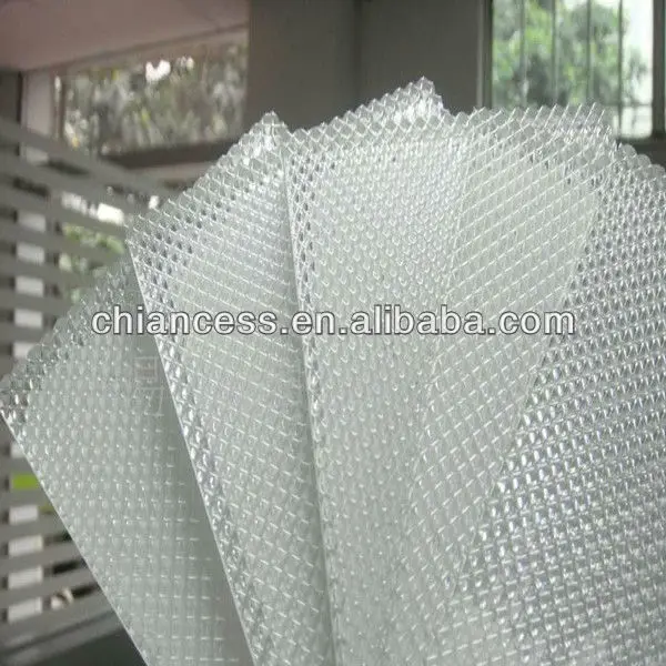 Plastic Panel Prismatic Pattern Polycarbonate Solid PC Sheet