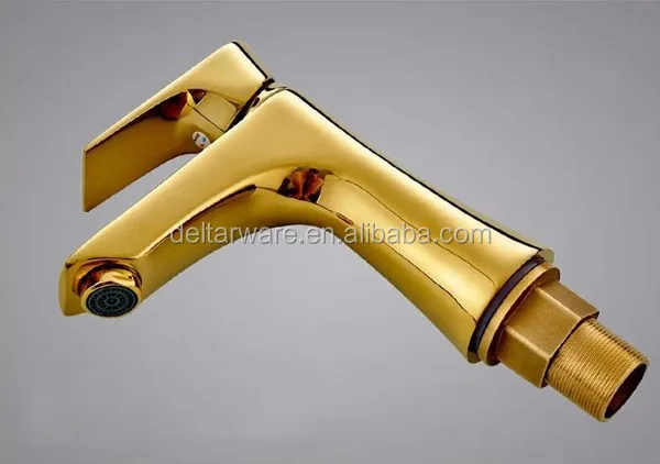 Фитинги для ванной комнаты кран раковины золотого цвета золотой смесители