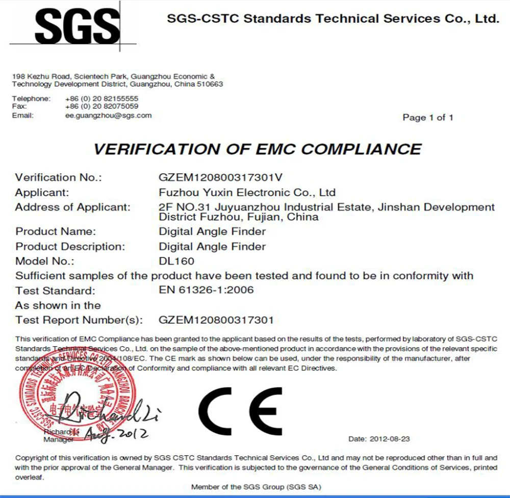 450mm eOUTIL DL160 Digital Angle Finder Digital Level Angle Finder Protractor