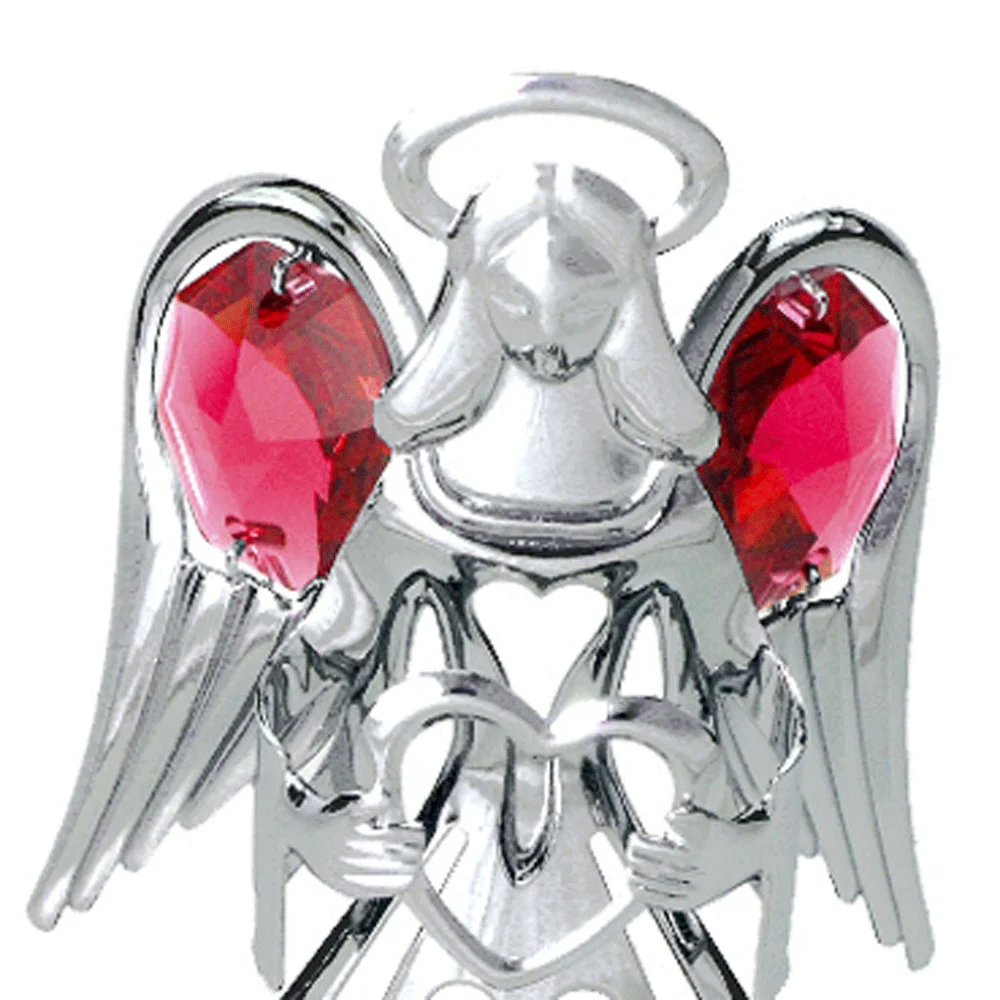 Crystocraft Religious Metal Guardian Angel Figurines with Brilliant Cut Crystals Christening Baptism Communion Souvenir Gifts