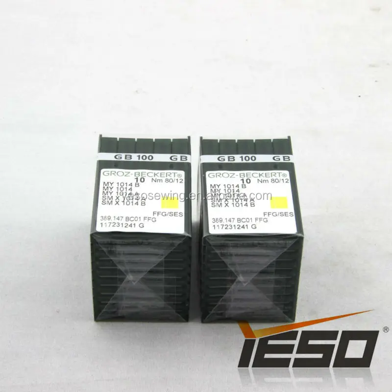 Швейная игла MY1014B MY1014 MY 1014A SMx1014A SMx1014B Nm 80/12 Groz-Beckert, сделано в германии