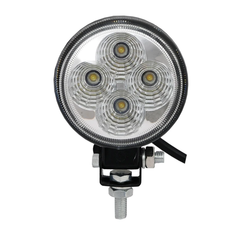 Round spot flood 10-30v 12W 3 inch led work light mini work led light tractor